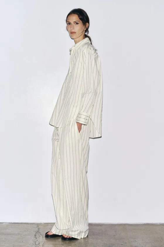 БРЮКИ В ПОЛОСКУ — ZW COLLECTION