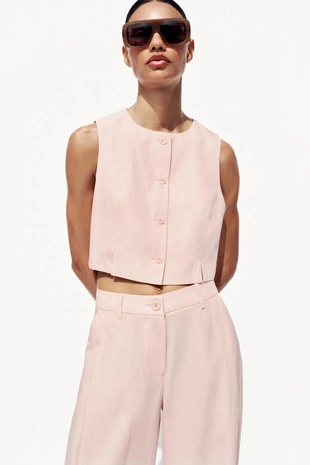 Широкие брюки с защипами- Заказать в России