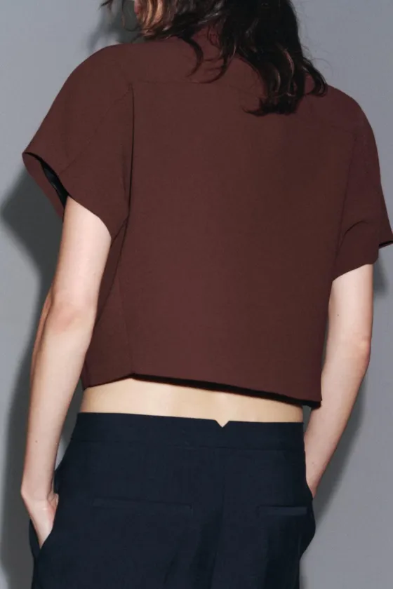 УКОРОЧЕННАЯ КУРТКА — ZW COLLECTION