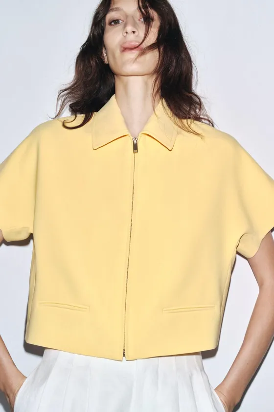 УКОРОЧЕННАЯ КУРТКА — ZW COLLECTION