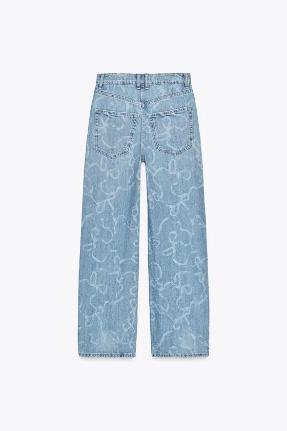 ДЖИНСЫ TRF Багги СО СРЕДНЕЙ ПОСАДКОЙ