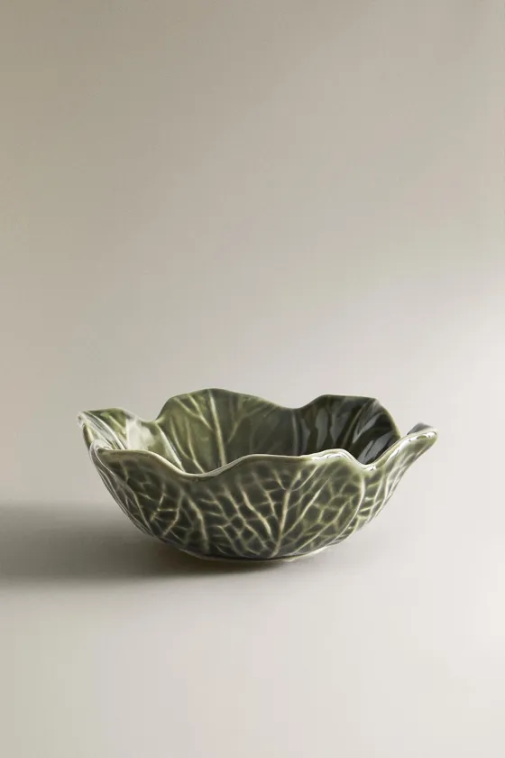 Посуда из керамики  cabbage stoneware bowl 