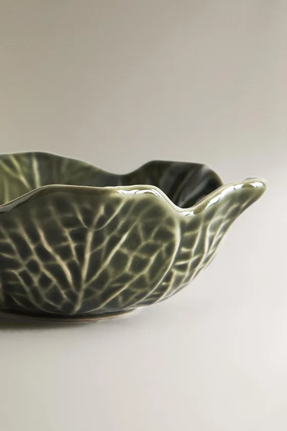 Посуда из керамики  cabbage stoneware bowl 