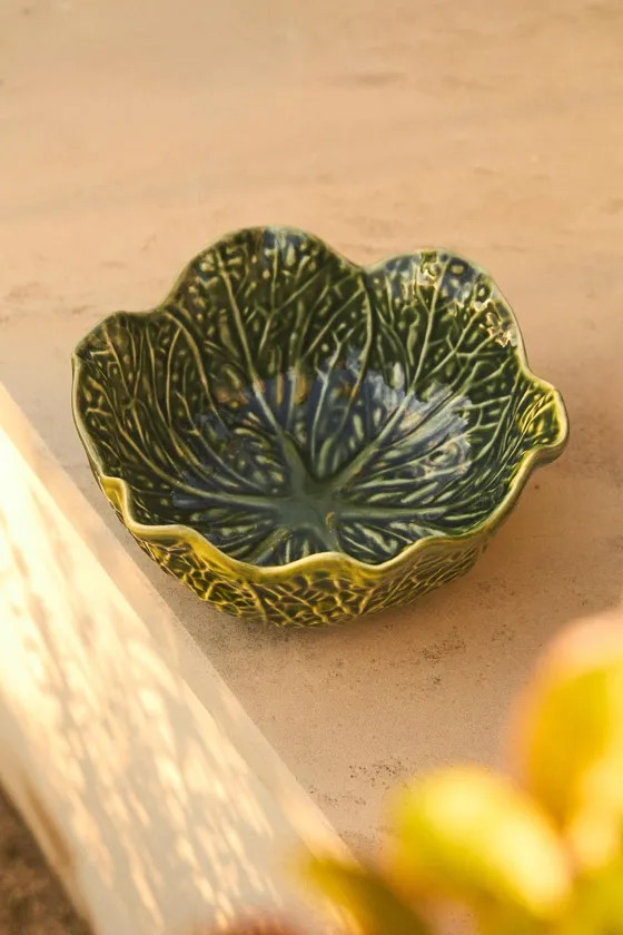 Посуда из керамики  cabbage stoneware bowl 