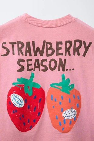 Футболка с принтом «фрукты»- Заказать в России