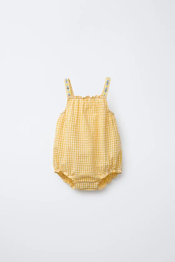 Ромпер в клетку gingham check