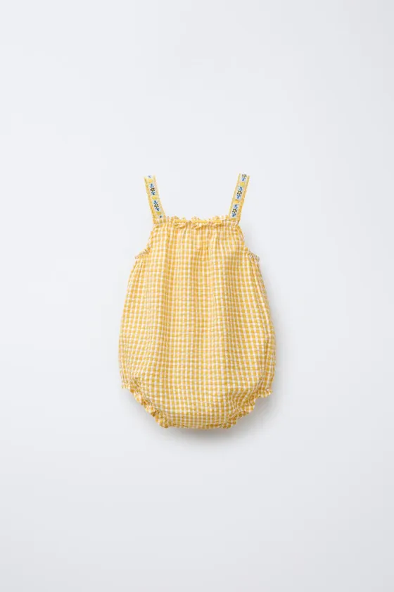 Ромпер в клетку gingham check