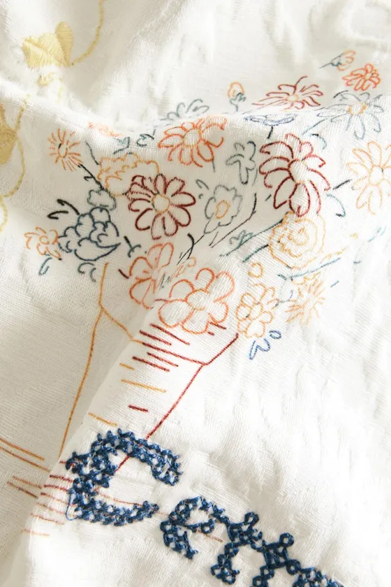 Хлопковый скатерть toile de jouy