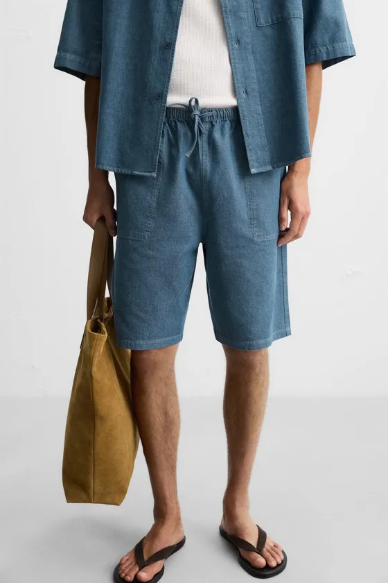 ДЖИНСОВЫЕ ШОРТЫ RELAXED FIT
