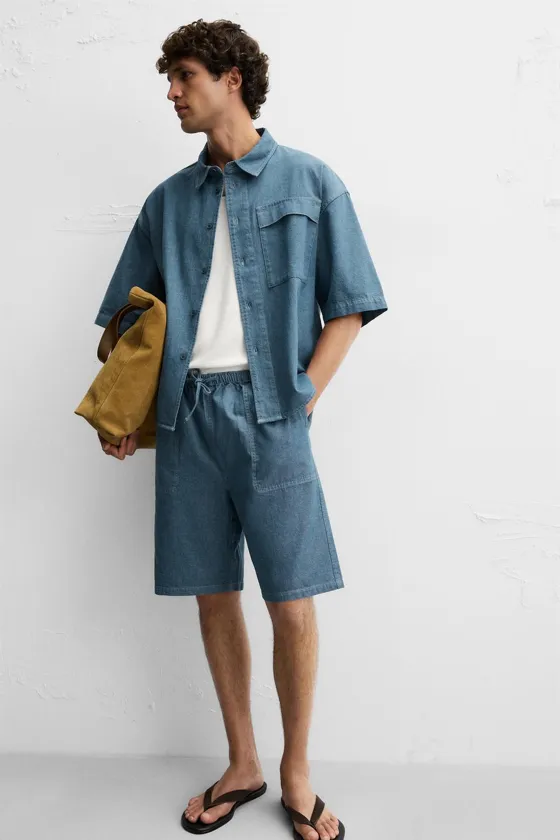 ДЖИНСОВЫЕ ШОРТЫ RELAXED FIT