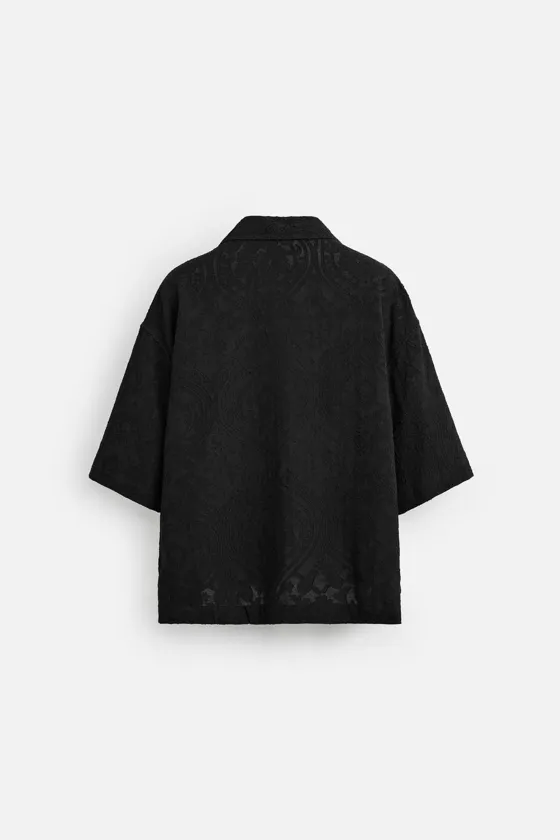 ЖАККАРДОВАЯ РУБАШКА RELAXED FIT
