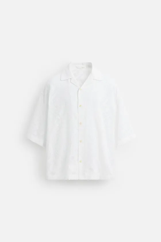 ЖАККАРДОВАЯ РУБАШКА RELAXED FIT