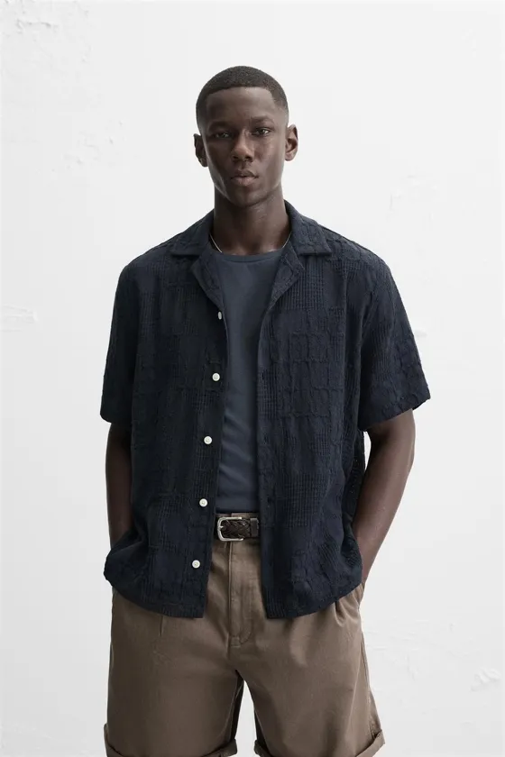 ЖАККАРДОВАЯ РУБАШКА RELAXED FIT