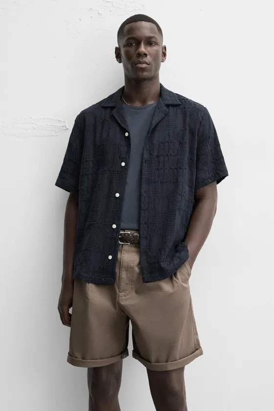 ЖАККАРДОВАЯ РУБАШКА RELAXED FIT