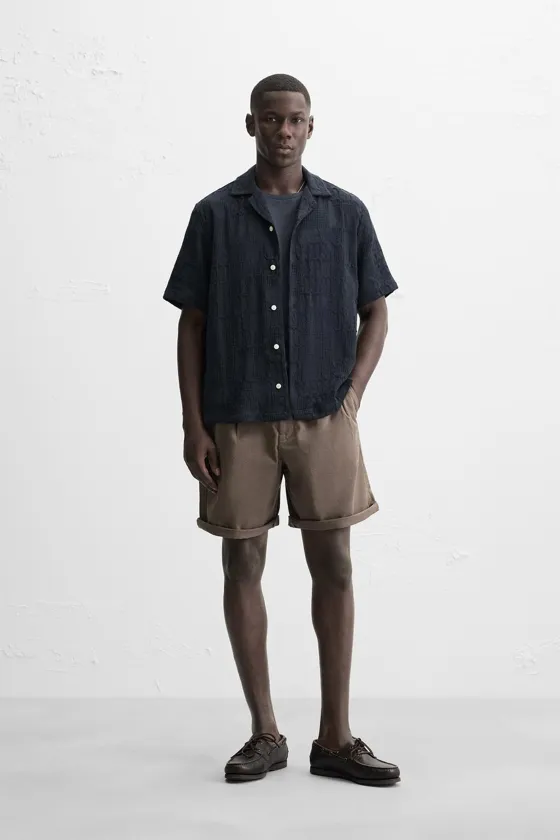 ЖАККАРДОВАЯ РУБАШКА RELAXED FIT