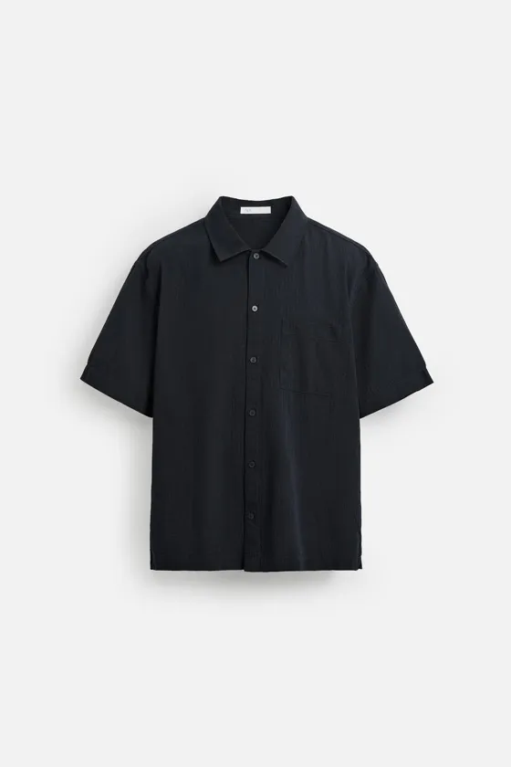 РУБАШКА JACQUARD ИЗ ХЛОПКА И ЛИОЦЕЛЛА