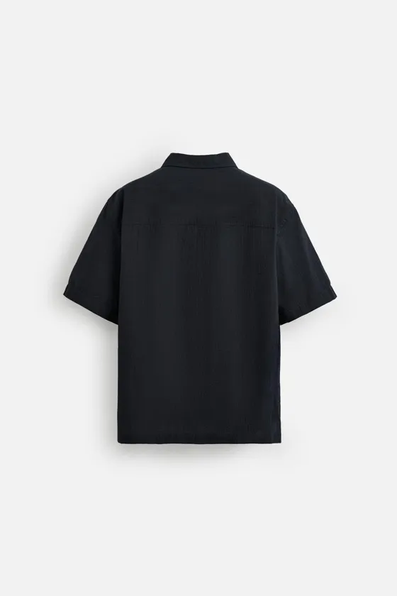 РУБАШКА JACQUARD ИЗ ХЛОПКА И ЛИОЦЕЛЛА