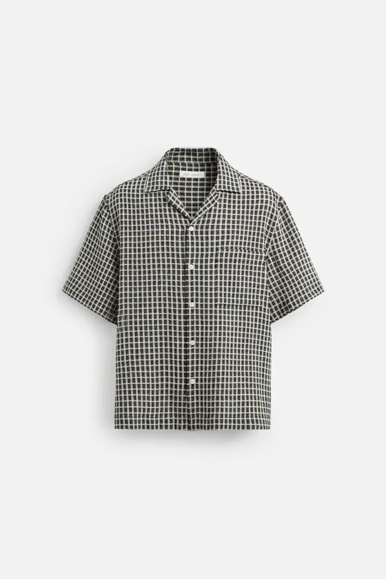 РУБАШКА RELAXED FIT В КЛЕТКУ