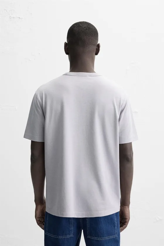 ФУТБОЛКА REGULAR FIT ИЗ СМЕСОВОЙ КОНОПЛИ