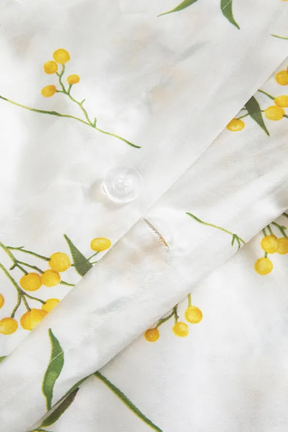 Покрывало mimosa print sateen duvet