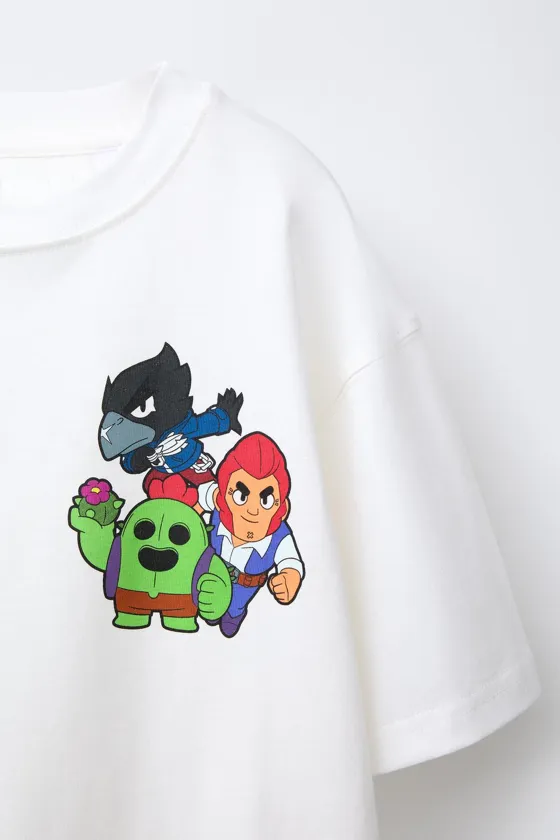 ФУТБОЛКА С ПРИНТОМ BRAWL STARS © SUPERCELL OY