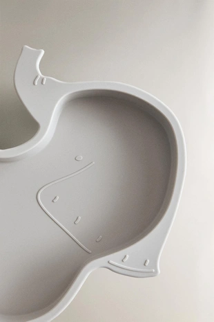 Детский силиконовый тарелка с фигурой слона- Заказать в России