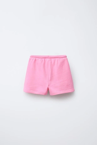 Шорты из мягкой ткани с вышивкой