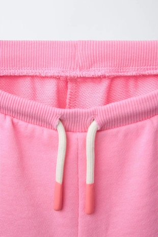 Шорты из мягкой ткани с вышивкой