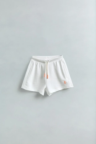 Шорты из мягкой ткани с вышивкой- Заказать в России