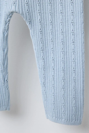 Трикотажные брюки с ажурным узором- Заказать в России