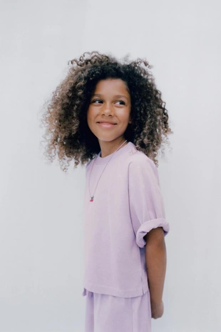 Купить Zara Комплект из футболки и шортов, окрашенный в готовом виде