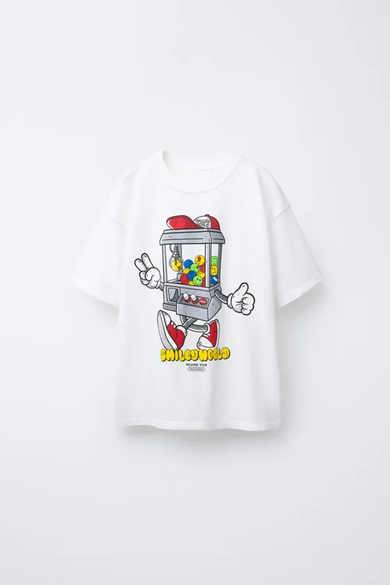 ФУТБОЛКА С ПРИНТОМ SMILEYWORLD ®