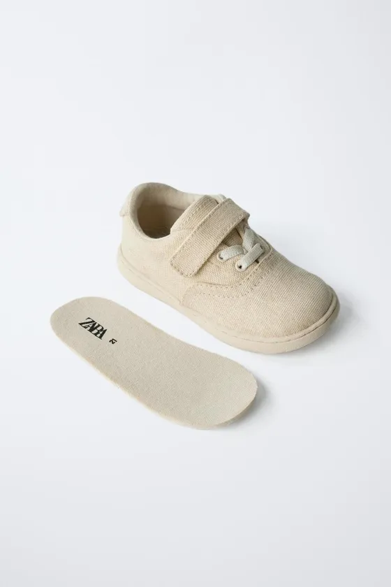 Тканевые плимсолы zara