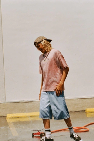 Pink | 5431/677/620 - Zara Футболка с принтом «серфинг»