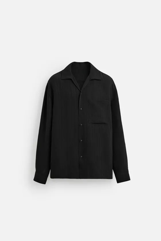 РУБАШКА JACQUARD В ПОЛОСКУ