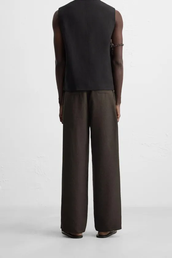 БРЮКИ RELAXED FIT С РАЗРЕЗАМИ