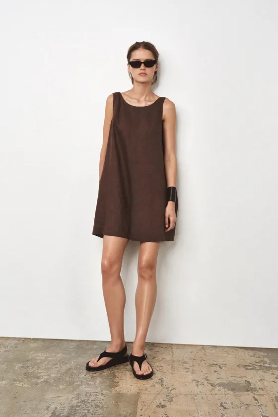 КОМБИНЕЗОН ИЗ 100% ЛЬНА — коллекция Zara «ZW»