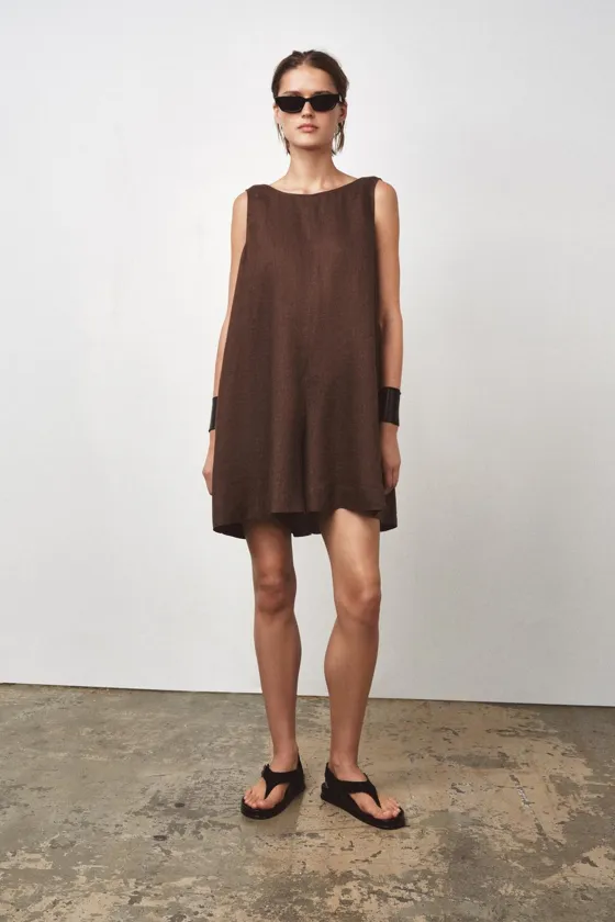 КОМБИНЕЗОН ИЗ 100% ЛЬНА — коллекция Zara «ZW»