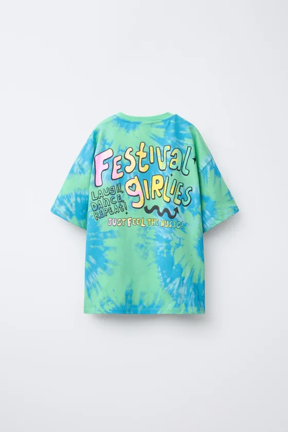 ФУТБОЛКА TIE DYE С ТЕКСТОМ