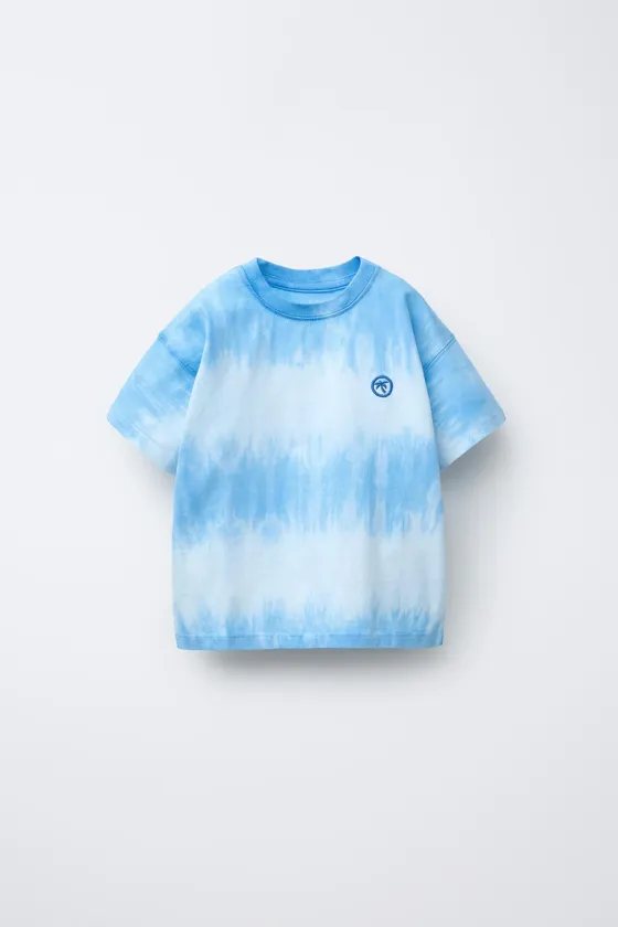 ФУТБОЛКА TIE-DYE С ВЫШИВКОЙ