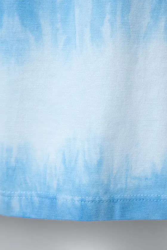 ФУТБОЛКА TIE-DYE С ВЫШИВКОЙ