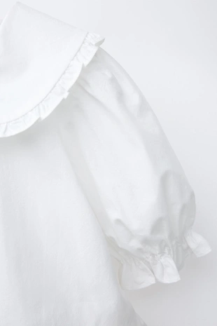 Рубашка с круглым воротником- Заказать в России