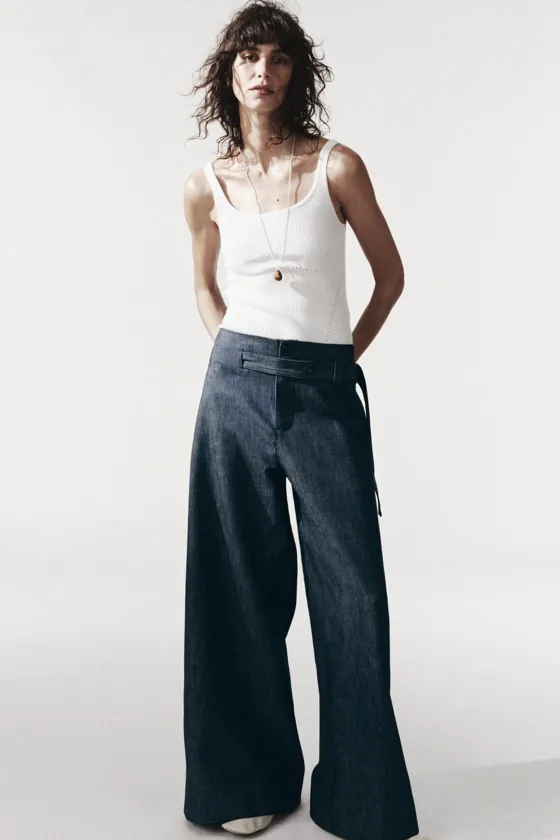 БРЮКИ WIDE LEG — ZW COLLECTION