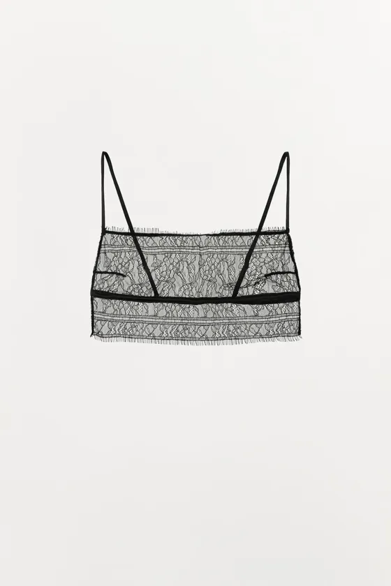 LACE BANDEAU BRALETTE