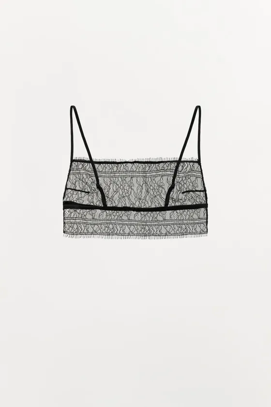 LACE BANDEAU BRALETTE