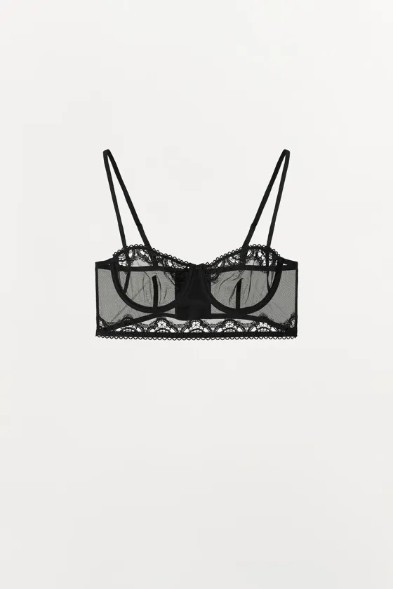 КРУЖЕВНОЙ СЕТЧАТЫЙ БЮСТГАЛЬТЕР НА КОСТОЧКАХ