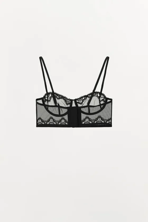 КРУЖЕВНОЙ СЕТЧАТЫЙ БЮСТГАЛЬТЕР НА КОСТОЧКАХ