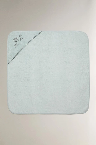 Полотенце для младенцев с капюшоном тропическое море- Заказать в России