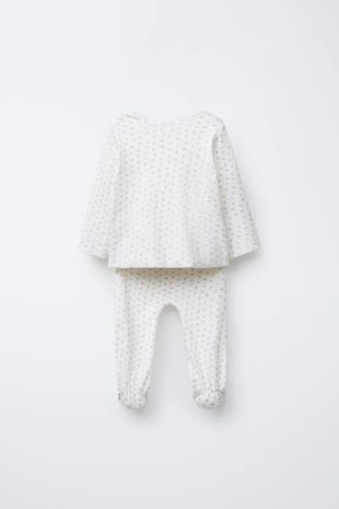 Комплект из футболки и леггинсов с цветочным принтом - Заказать в России