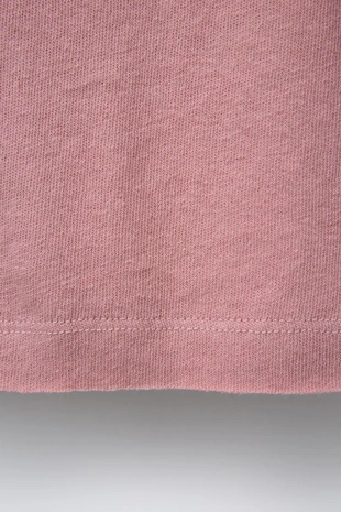 Футболка из хлопка и льна с эффектом потертости